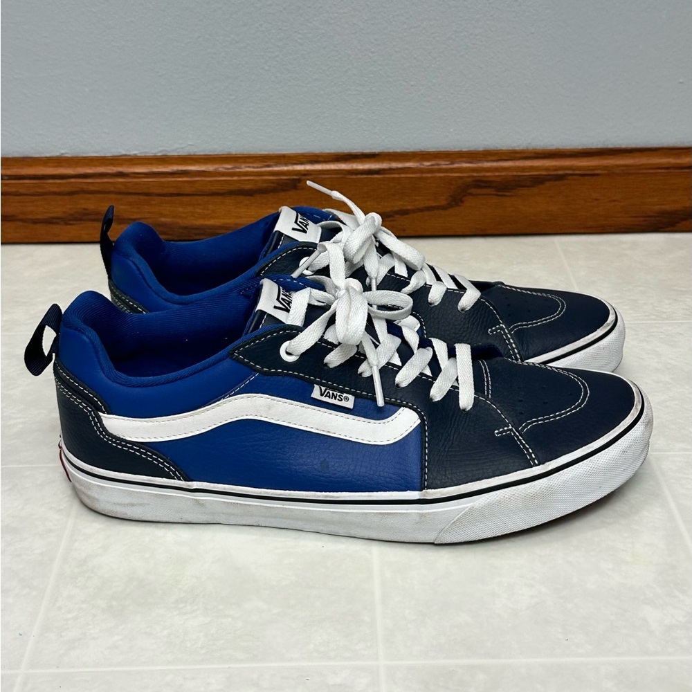Vans Filmore Leather Men’s Blue Shoes